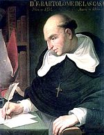 Bartolomé de las Casas, autor de la Brevísima historia de la destrucción de las Indias.